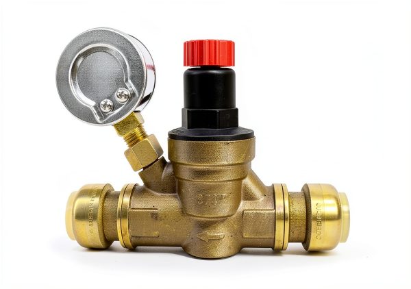 Water Pressure Regulator CMI Inc 3/4 in Push Connect Valve for RV-5