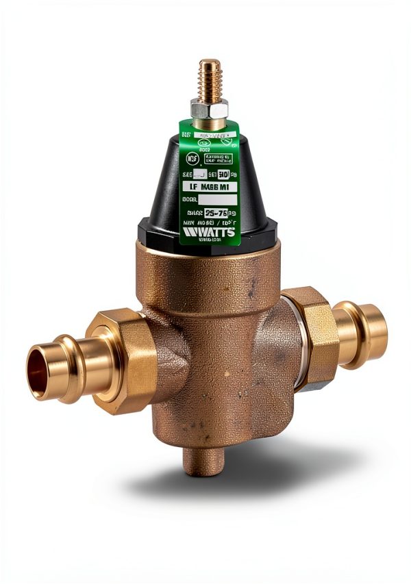 Watts LFN45B 3/4" Lead-Free Cast Copper Silicon Pressure Valve Brass-1