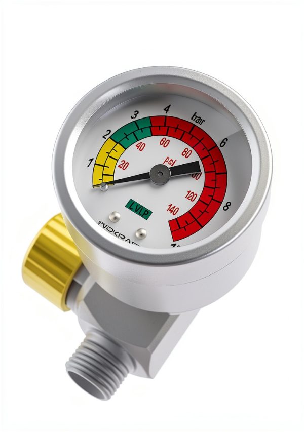 InoKraft Air Pressure Regulator 1/4" NPT, for Spray Guns, Air Compressor and Pneumatic Tools, Good Tightness, Precise, 0-140 PSI-3