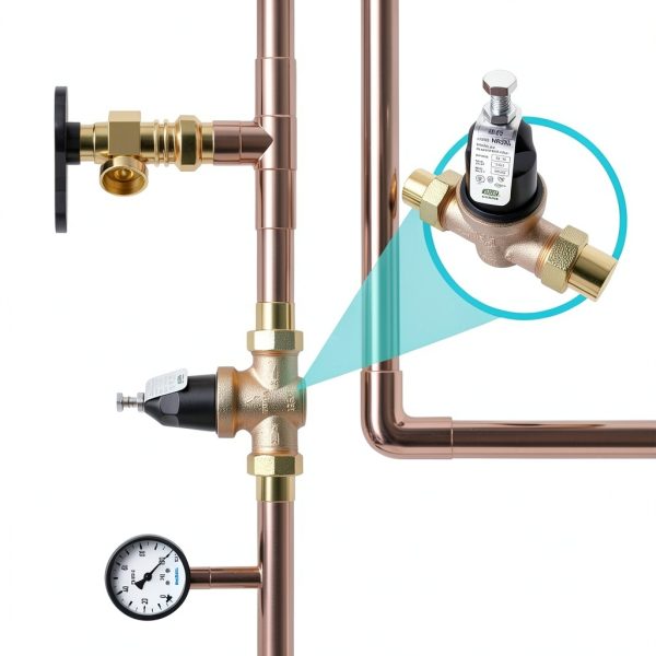 Zurn Wilkins 34-NR3XLDULU 3/4" NR3XL Pressure Reducing Valve with Union Capable Female x Female NPT Connection-3